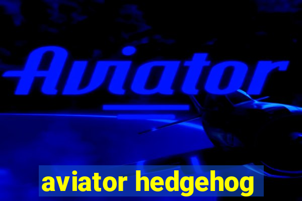 aviator hedgehog