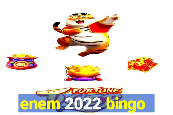 enem 2022 bingo