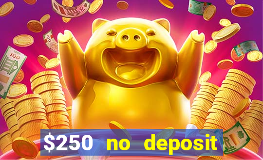 $250 no deposit bonus casino