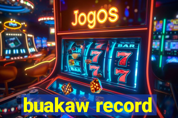 buakaw record