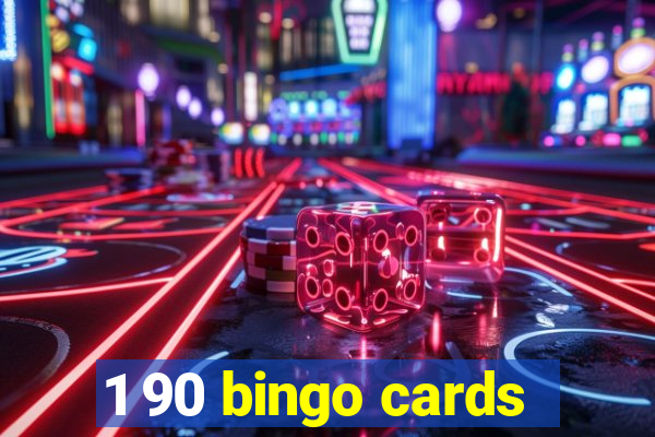 1 90 bingo cards