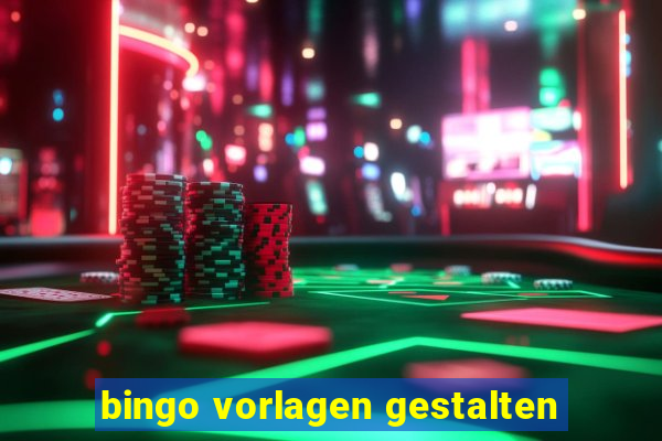 bingo vorlagen gestalten