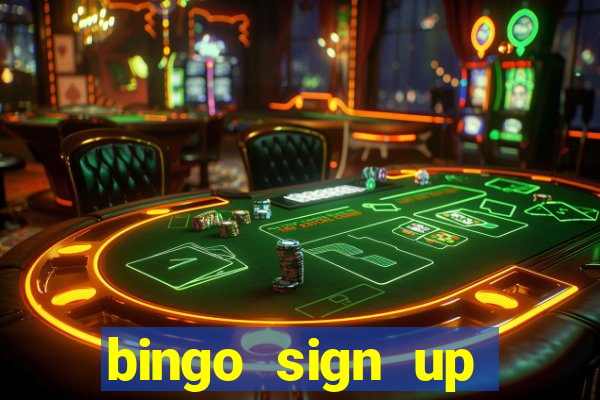 bingo sign up offers no wagering