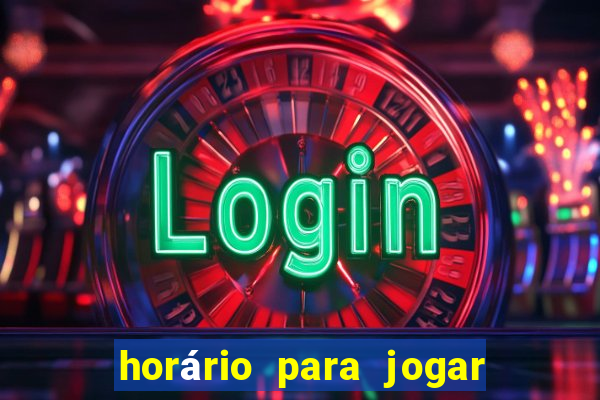 horário para jogar fortune rabbitCommercial