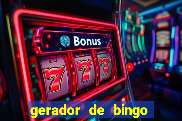 gerador de bingo cha de bebe