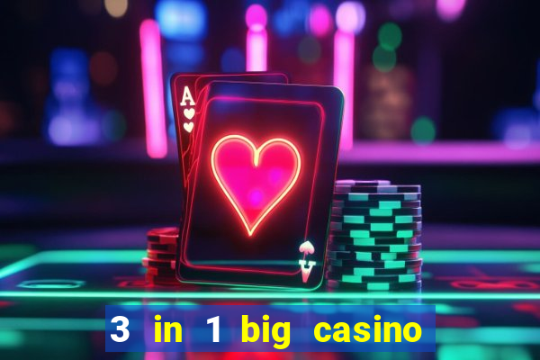 3 in 1 big casino game set