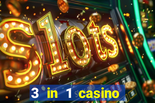 3 in 1 casino game set