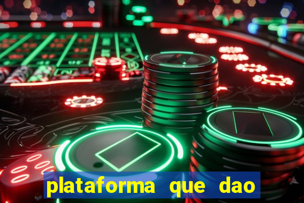 plataforma que dao b?nus para jogar