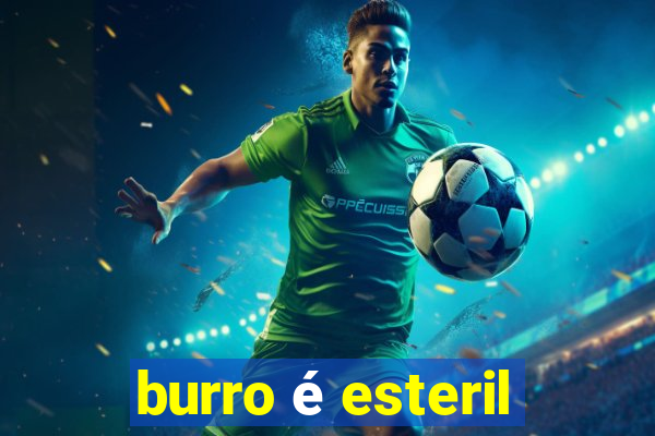 burro é esteril