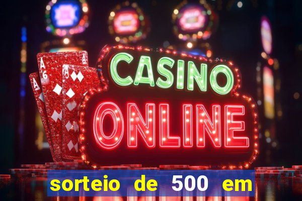 sorteio de 500 em cash toda segunda feira novibet