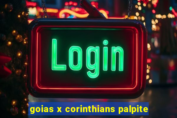 goias x corinthians palpite