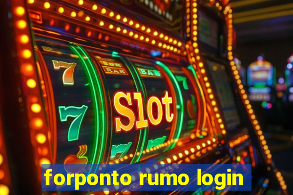 forponto rumo login