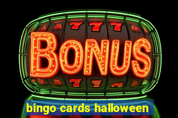 bingo cards halloween