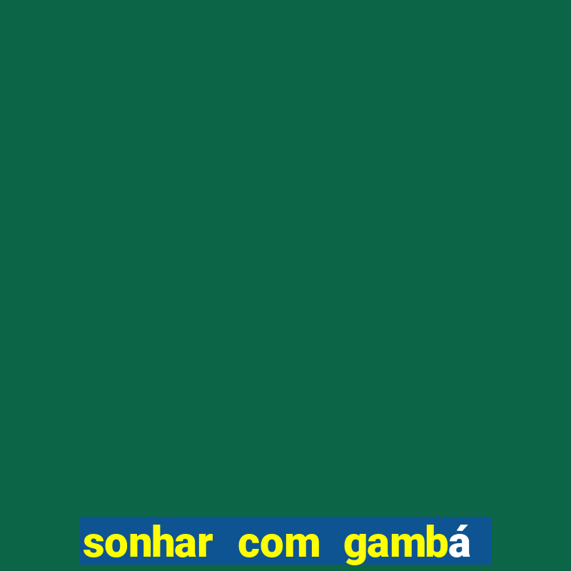 sonhar com gambá jogo do bicho