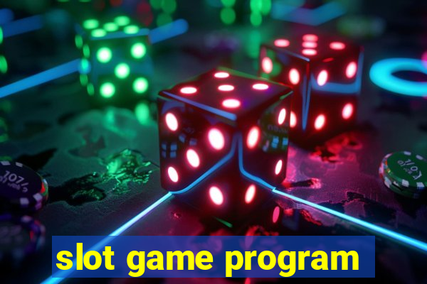 slot game program