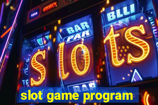 slot game program