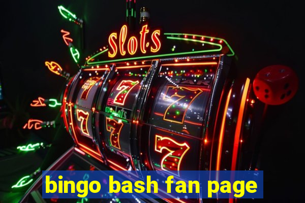 bingo bash fan page