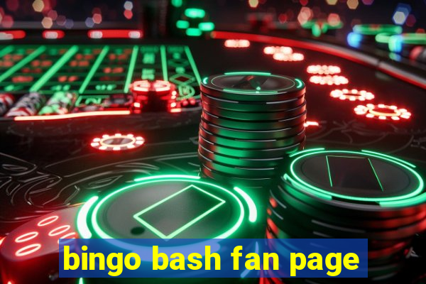 bingo bash fan page