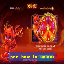 poe how to unlock 5 slot map device