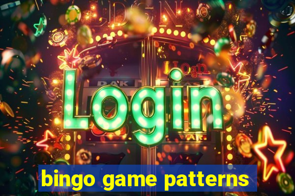 bingo game patterns