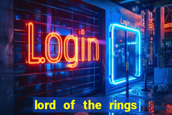 lord of the rings slot machine