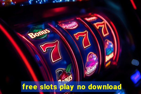 free slots play no download