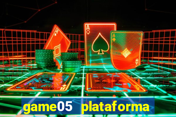 game05 plataforma de jogos