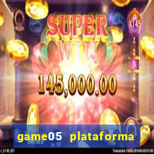 game05 plataforma de jogos