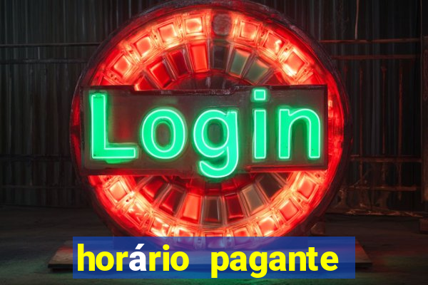 horário pagante fortune tiger