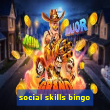 social skills bingo