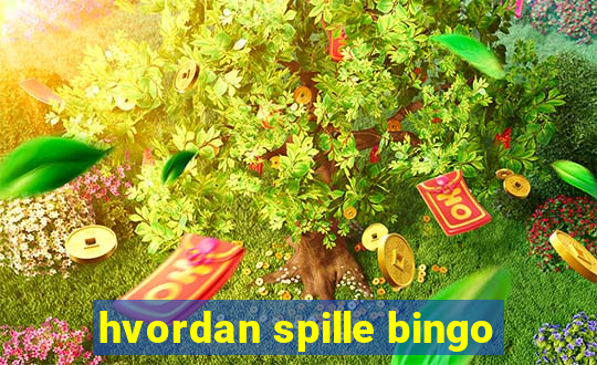 hvordan spille bingo