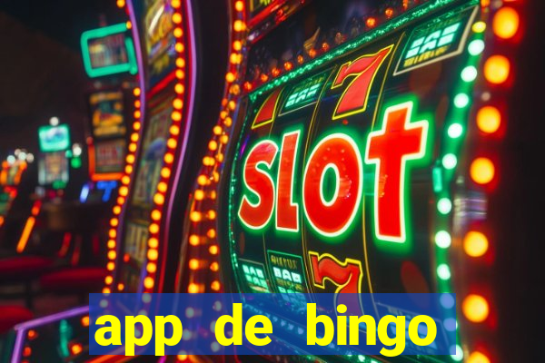 app de bingo valendo dinheiro