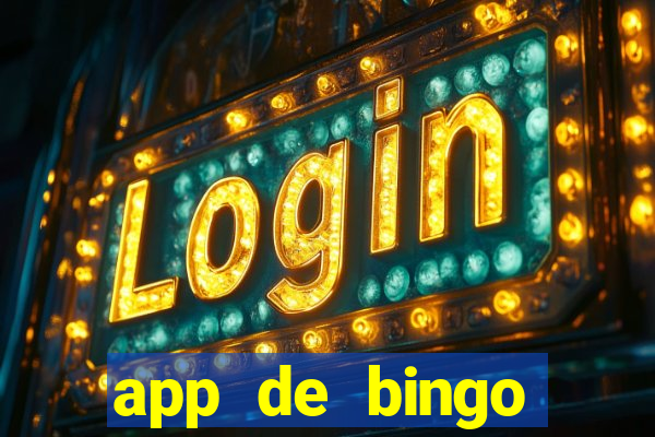 app de bingo valendo dinheiro