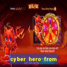 cyber hero from the metaverse