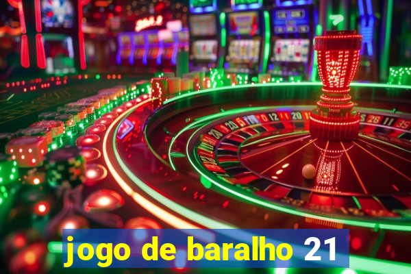 jogo de baralho 21