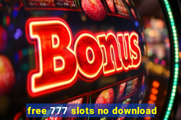 free 777 slots no download