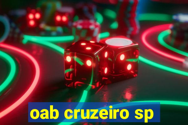 oab cruzeiro sp