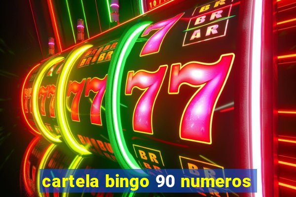 cartela bingo 90 numeros