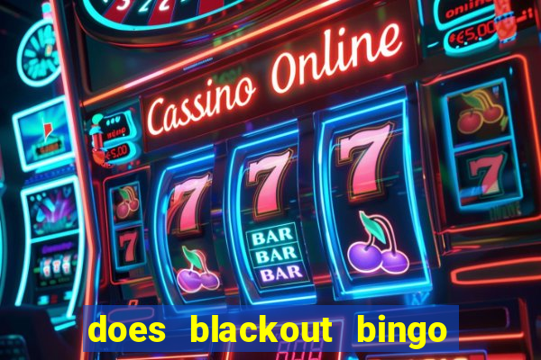 does blackout bingo really pay