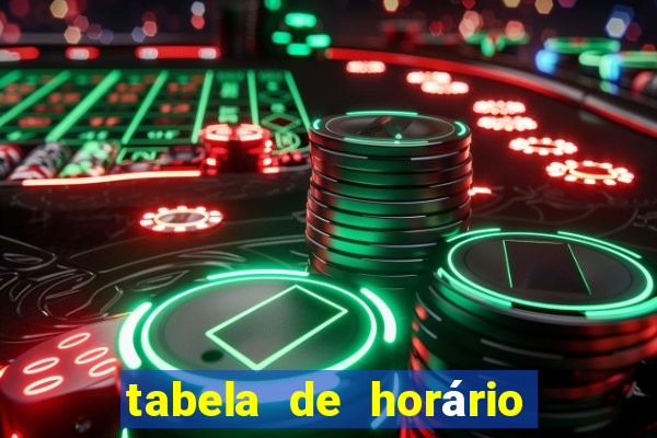 tabela de horário do fortune ox