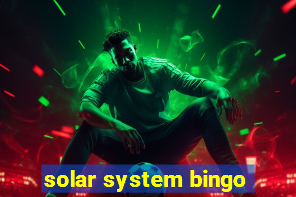 solar system bingo