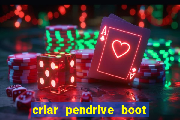 criar pendrive boot windows 10