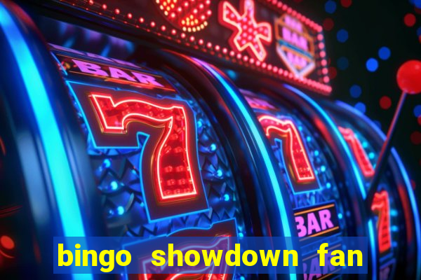 bingo showdown fan page freebies