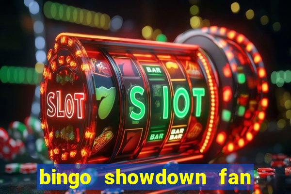 bingo showdown fan page freebies