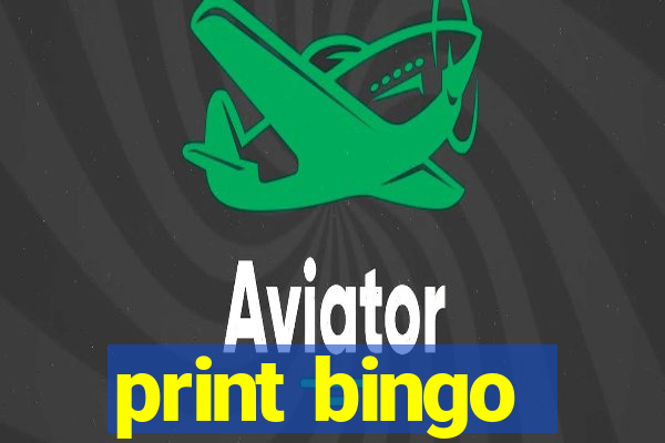 print bingo