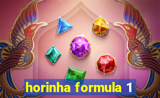 horinha formula 1