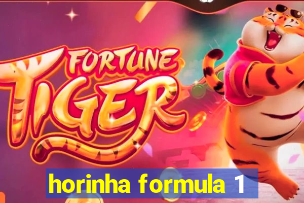 horinha formula 1