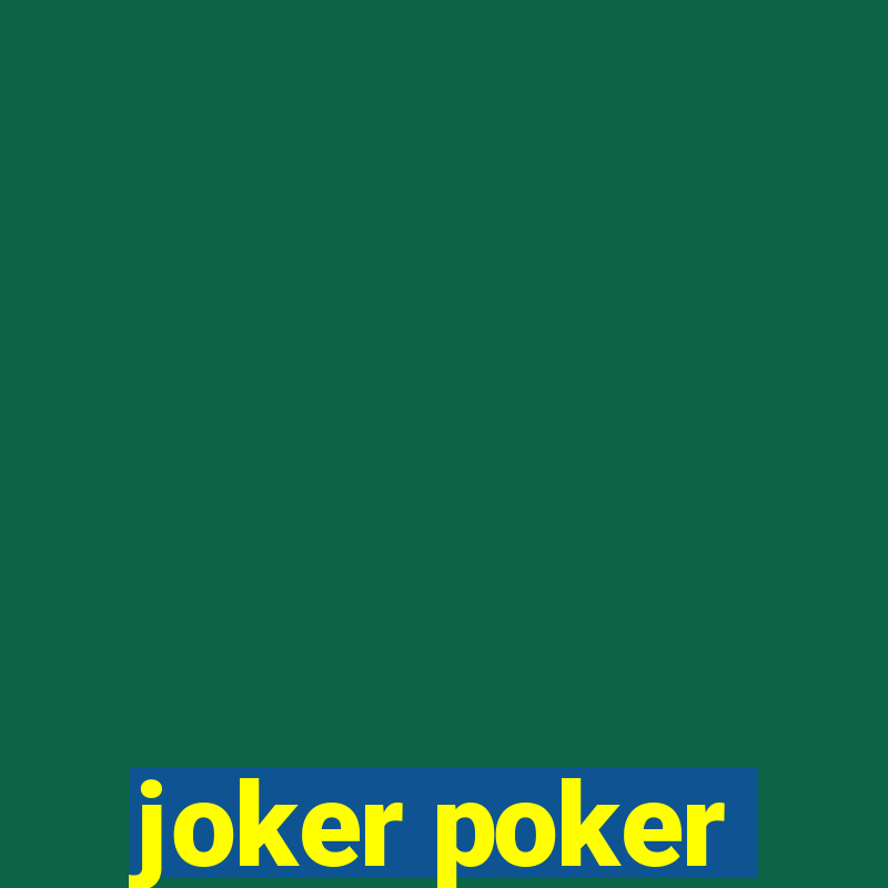 joker poker