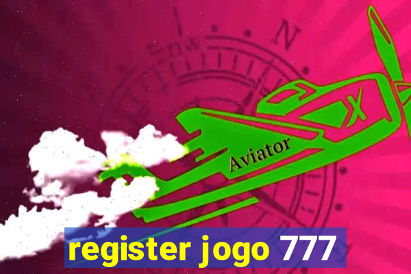 register jogo 777