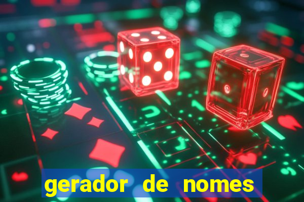 gerador de nomes para jogos